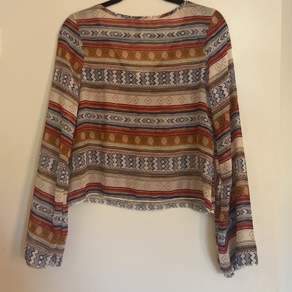 Bohemian long sleeve top - Picture 4 of 4